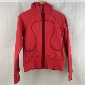Host Pick❤️ Lululemon Scuba ll Hoodie Faded Red Limited Edition size 6
